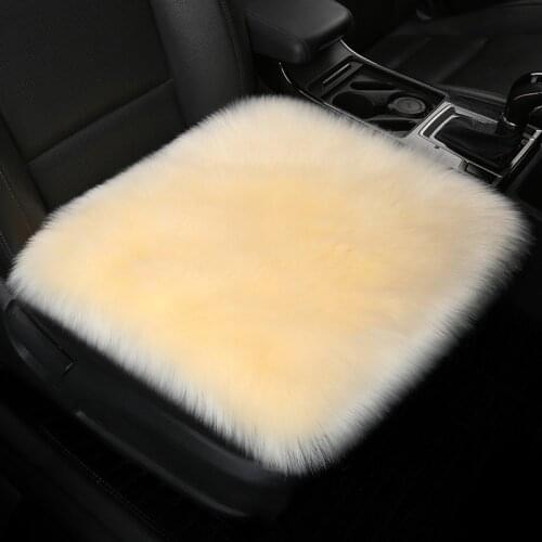 Faux Fur Car Seat Cushion Long Plush Car Seat Cover Soft Warm Car Seat Covers Sets For Toyota Lexus Kia Hyundai Nissan