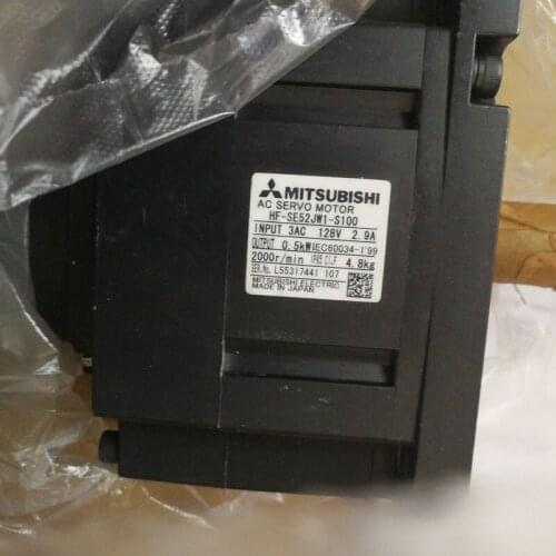 New in box mitsubishi 500w servo motor HF-SE52JW1-S100 servo motors