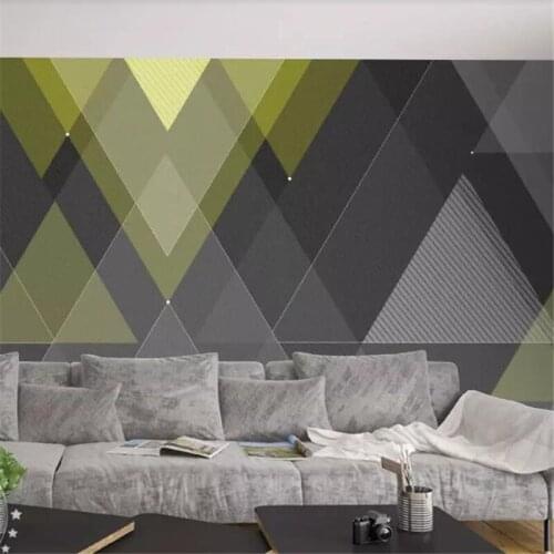 Beibehang Custom wallpaper 3d photo mural Nordic minimalistic abstract geometric TV background wall papel de parede 3d wallpaper