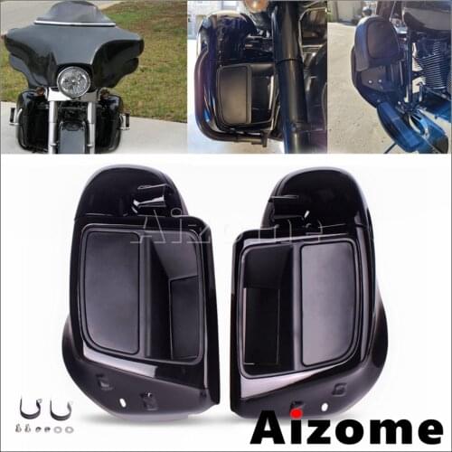 Motorcycle Leg Lower Vented Fairing Cover for Harley Touring Road King CVO Limited Electra Glide Street Glide Road Glide 14-2020