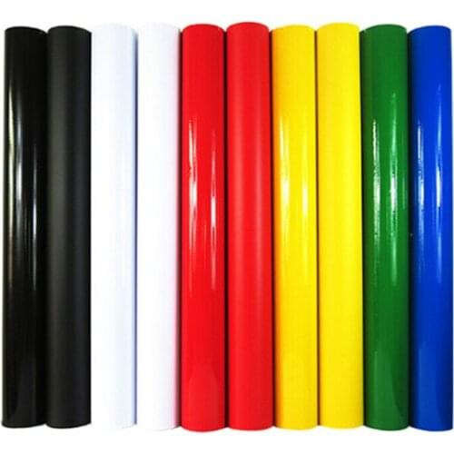 Self Adhesive Craft Glossy Permanent Vinyl Film Design Sticker Lettering Film Cup/Wall Decor Sign Making Vinyl for Cricut DIY