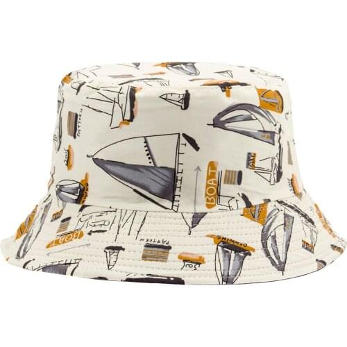 Vegetable fisherman hat female ant pattern Korean version dinosaur pattern sunshade basin hat cactus leaf star hat