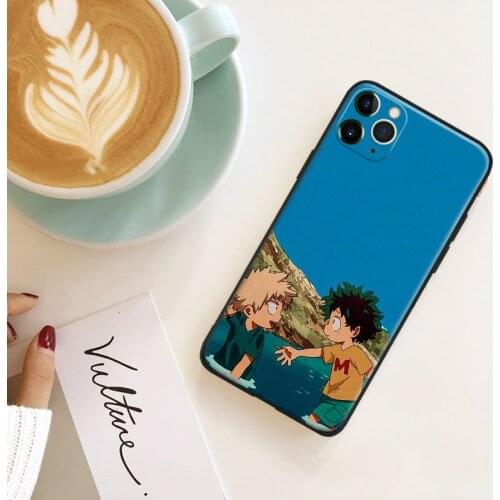 My hero academia katsudeku bakudeku For IPhone Se 6 6s 7 8 Plus X XR XS 11 12 Mini Pro Max Glass TPU Silicone Phone Case Cover
