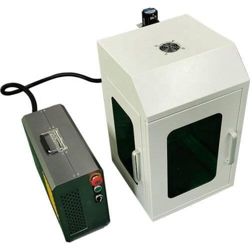 JPT MOPA 20W 30W 60W 100W 120W M7 Mopa fiber laser marking machine printing colorful on stainless steel