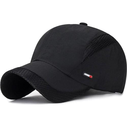 2021 Unisex Summer Breathable Mesh Baseball Cap Quick Drying Hats For Men Spring Summer New Outdoor Youth Baseball Caps