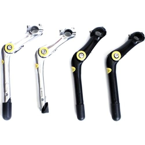 Adjustable 25.4mm Handlebar Stem 0-90 Degree 110mm Mountain Road Bike Riser Bicycle Front Fork Stem Extender Cycling Accessories