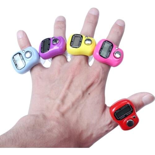 500pcs Mini Digital Finger Hand Ring Tally Buddha Numbers Clicker Golf Counter Free Shiping