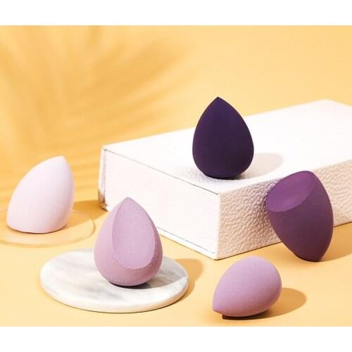 7PCS Dry&Wet Use Cosmetic Puff Multi-shape Makeup Blender Womens Makeup Foundation Sponge With Storage Box Plastic Makeup Tools
