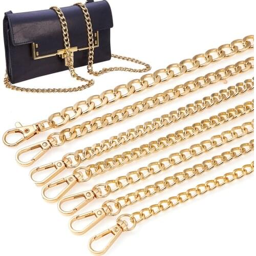 Bag Parts Accessories Bags Chains Gold Belt Hardware Handbag Accessory Aluminum Chain Strap For Women Bags Belt Straps