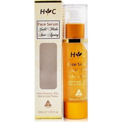 Australia Healthy Care Sheep Placenta Anti Ageing Gold Face Serum Reduces Black Spots Wrinkles Fine Lines Improve Skin Radiance