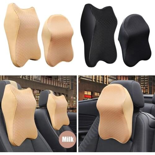 Car Neck Cushion Car Seat Neck Pillow Headrest Cushion for Neck Back Pain Relief Lumbar Support for Car Seat Office Chair