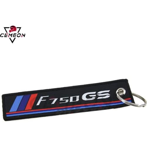 Motorcycle keychain pendant For BMW F800R F800GT F800GS F850GS F900XR F900R F650GS F700GS F750GS badge embroidery key ring