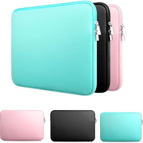 New Fashion Soft Neoprene Laptop Notebook Liner Sleeve Case Computer bag for 11"12"13"14"15"15.6" Macbook Pro Air Retina Handbag