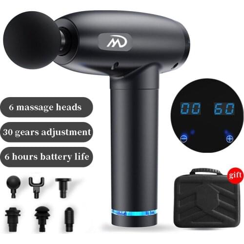 30 speed levels Electric massage Fascia Gun Slimming Body for Neck back foot leg shoulder Massager Muscle massage Gun percussion