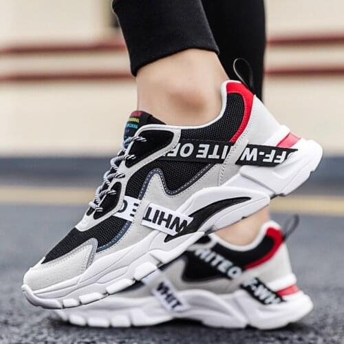 ZEEKSON Autumn New Style INS Trend Casual Shoes Sports Personality Color Breathable Sneakers Outdoor Students Men Old Shoes Men