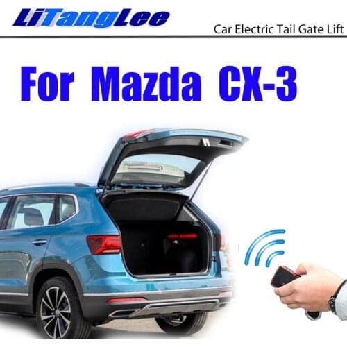 LiTangLee Car Electric Tail Gate Lift Trunk Rear Door Assist System For Mazda CX-3 DK 2015~2020 Remote Control