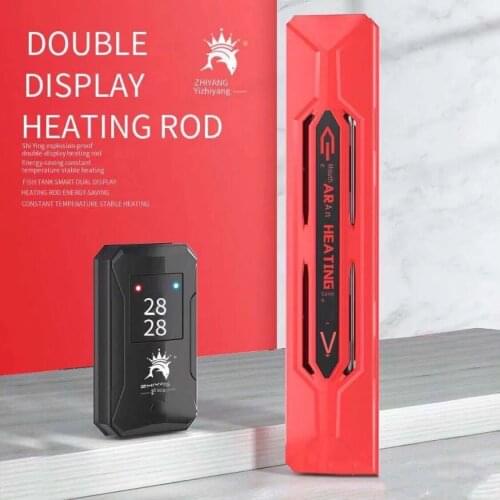 300/500/800/1000W High-power quartz heating rod, fish tank temperature controller, external display heater, aquarium accessories