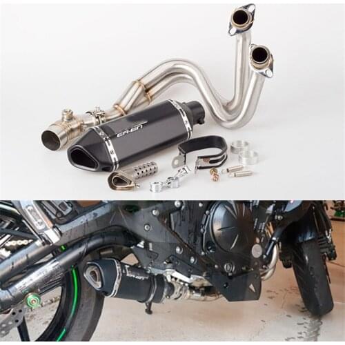 Motorcycle Sports Car Silencer ER6N Modified Exhaust Pipe ER6F Modified Full Link Pipe ER6N NINJA650R