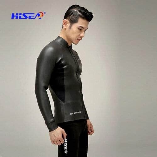 Mens Wetsuit Jacket Top Womens Shorts 3.5mm Premium Yamamoto Neoprene Wetsuits Womens Long Sleeve Unisex Design