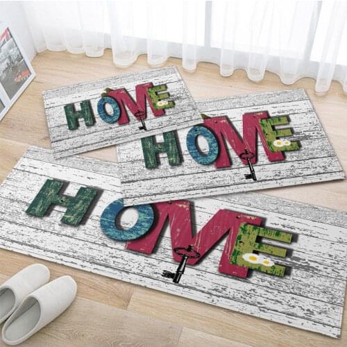 Non-Slip Kitchen Door Mat Rugs Nordic Living Room Carpets Soft Flannel Bedroom Bedside Blanket Tatami Home Decor