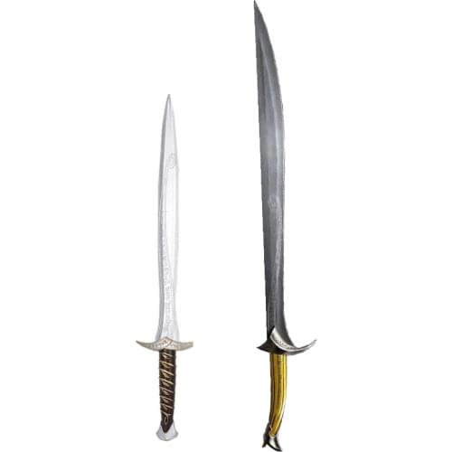 [New] 72cm The Frodo Baggins Cosplay Outfit Sting Sword Figure Costume part Model Kids Boy Gift