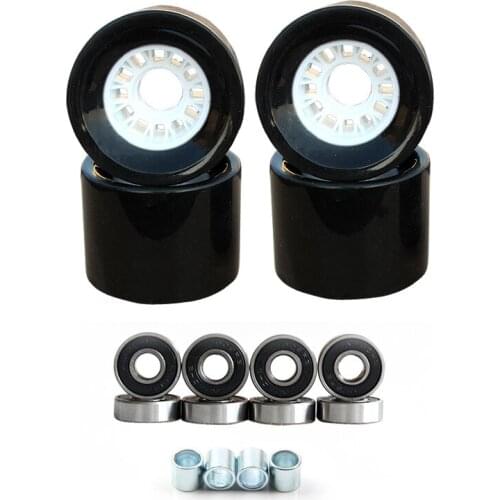 New 70*52mm longboard wheels PU skateboard 78A soft big wheels durable cruiser wheels