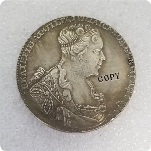 Tpye #3: 1 ROUBLE 1727 RUSSIA Coin COPY commemorative coins-replica coins medal coins collectibles