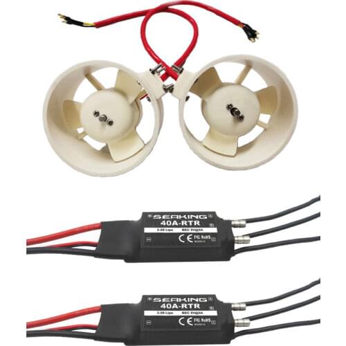DIY ROV Submarine 5KG Underwater Thruster 12V 460KV Waterproof Brushless Motor with CW CCW Propeller 40A ESC for RC Fishing Boat