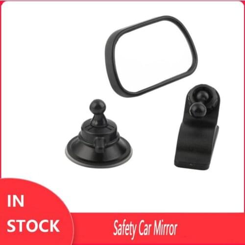 Dropship Car Rear Seat View Baby Car Mirror Baby Child Safety Mirror Clip and Sucker Dual Mount Rearview Mirror Car Accessories