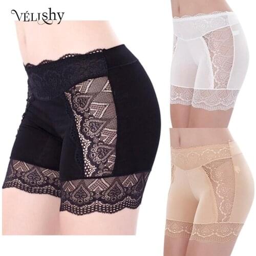 Women Ladies Female Summer lace Safety Short Pants Low Waist Shorts Lace Thigh Shorts Breathable