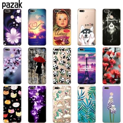 Silicon case 5.0" For Huawei P9 Lite Mini Cover Soft TPU Huawei Nova lite 2017 SLA-L22 Case Back Huawei Y6 Pro 2017 phone coque
