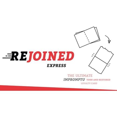 Rejoined Express By Joao Close Up Magic Tricks Street Stage Magic Props Illusion Visual Torn Card Restore Magic Gimmick