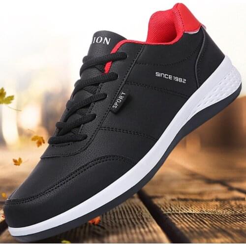High Quality Fashion Leather Men Casual Shoes Mens Lace Up Flat Shoes Breathable Lightweight Driving Shoes