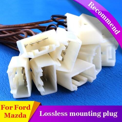 1pair Car Audio Modified Non-destructive Docking Plug Lossless Speaker Wiring Plug for Kia SPORTAGE K5 Hyundai SANTAFE Tucson