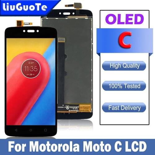 Tested 5.0inches Touch Screen For Motorola Moto C XT1750 XT1755 Xt1754 LCD Display With Touch Screen Assembly
