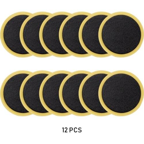 30Pcs Pre-glued Patch Puncture Repair Kit Bike Tire Patch Bicycle Tube Puncture Rubber Patches Glueless Patches With Metal Rasp