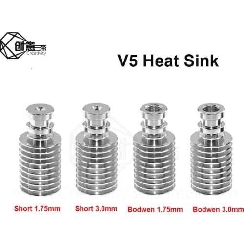 3D Printer V5 J-head Extruder Radiator For Remote All-Metal Long / Short Distance Heat Sink Pipe For 1.75mm / 3mm E3D V5