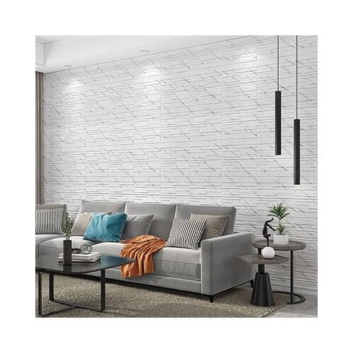 3D Wall Stickers Brick stone pattern Waterproof Self-Adhesive 70cm*77cm 3D Wallpaper Sticker For Kids Room Kitchen Living Room