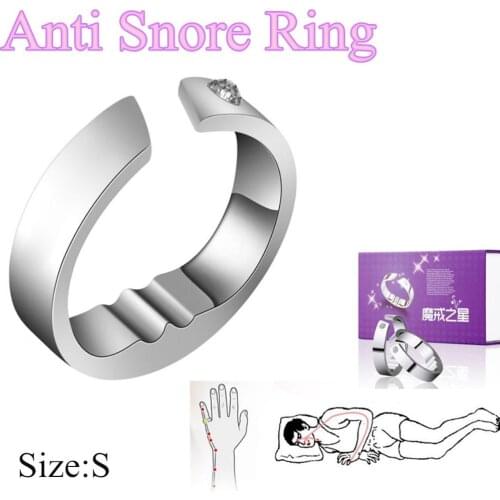 5 Sizes Anti Snoring Ring Stopper Sleeping Breath Aid Acupressure Treatment Stop Snore Device Prevent Snoring Reduce Sleep Snore