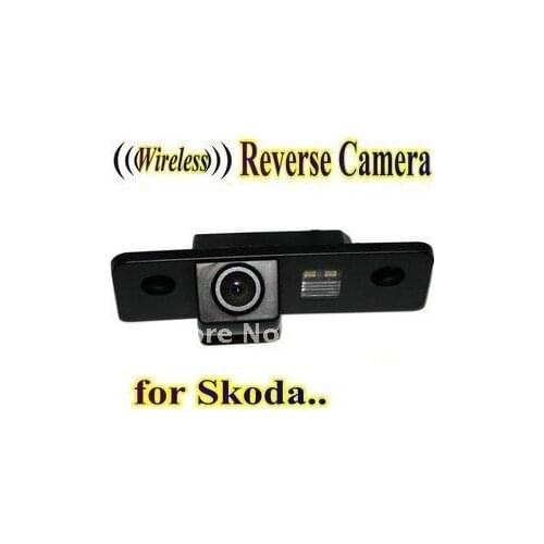Wireless Car Rear View Camera reverse backup parking camera for SKODA ROOMSTER OCTAVIA TOUR FABIA