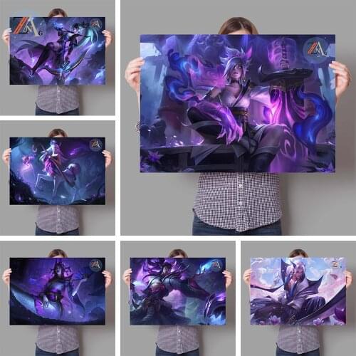 Game League of Legends Soul Lotus Series Skin Poster HD Picture Canvas Printing Home Decoration Room Decor Art Wall Sticker