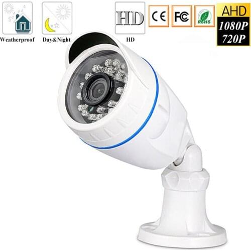 Surveillance Cameras 720P 1080P AHD Camera Outdoor Waterproof Bullet Cameras Day & Night Surveillance HD 3.6mm Lens IR CUT