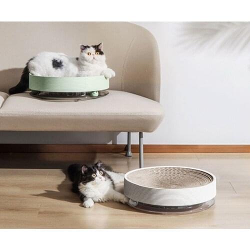 Tall Cat Scratching Post Cat Scratching Board Corrugated Paper Nest Sisal Fabric Sofa Round Large Cat Claw Basin Cat Funny Cat