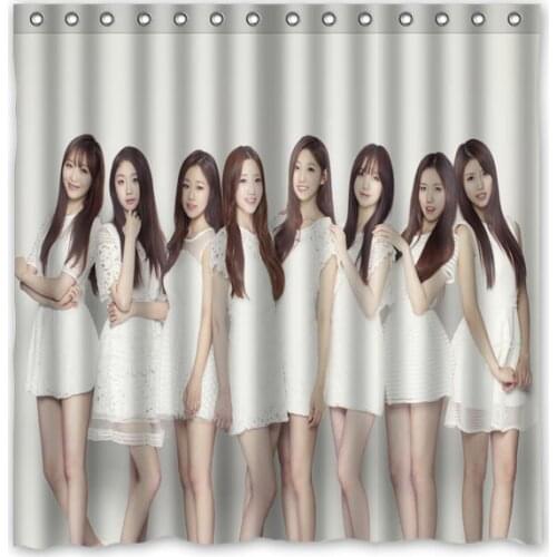 Lovelyz Pattern Bathroom Decorative Curtain Waterproof Polyester Eco-Friendly DIY Shower Curtains 180*180cm