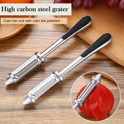 Multi-function Peeler Convenience Durable Safety Long Handle Kitchen Tools For Vegetable Fruit TS2 Kitchen Knives Accessories