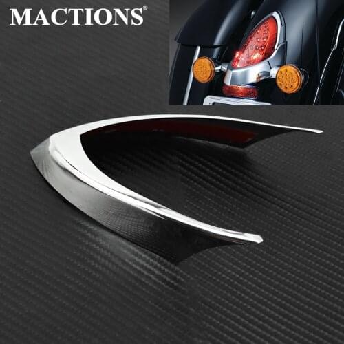 Motorcycle Tail Light Top Trim Chrome ABS plastic For Indian Chief Classic Models Except Scout 2014-2015 2016 2017 2018