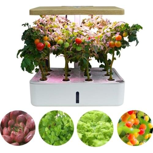 New Intelligent Hydroponic Planter Soilless Cultivation Vegetable Fruit Planting Box with Growth Lamp Seed Nursery Flower Pot