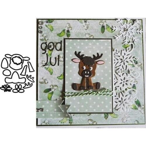 Reindeer Metal Cutting Dies for Scrapbooking Paper Craft Embossing Die Card Making Stencils New 2019