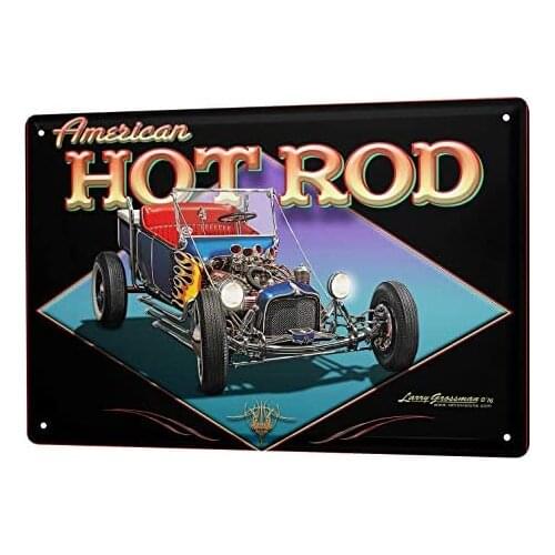 Tin Sign Decor Plaques Garage Hot Rod Gas Stations Vintage