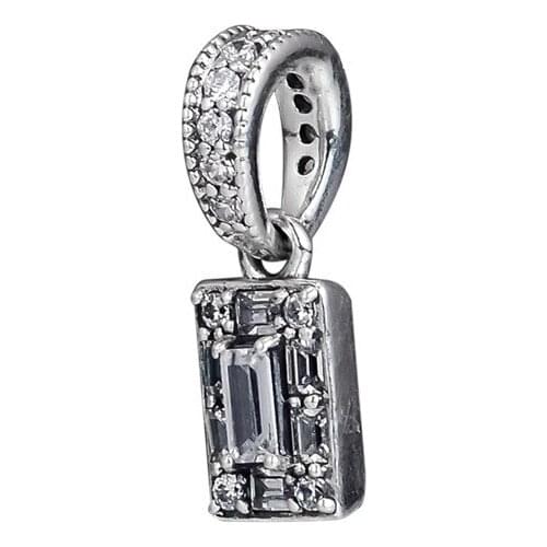 Luminous Ice Pendant Clear CZ Beads For Jewelry Making 925 sterling silver Fashion DIY Woman Jewelry Making